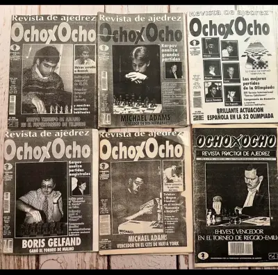 Colección revistas de ajedrez Ocho x Ocho y Ajed - miniatura 2