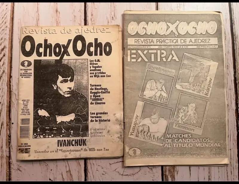 Colección revistas de ajedrez Ocho x Ocho y Ajed - 3