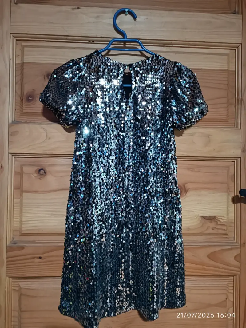 Vestido de lentejuelas para niña - 2