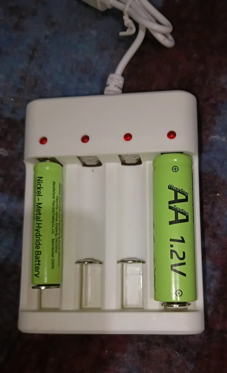 Cargador de Pilas USB para 4 Baterías - 3
