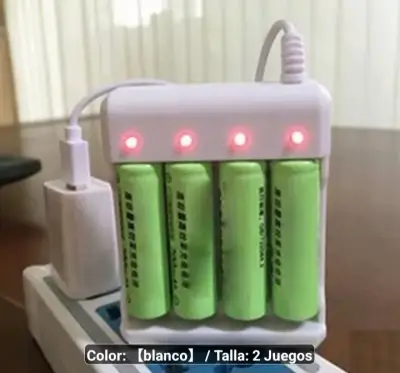 Cargador de Pilas USB para 4 Baterías - miniatura 4