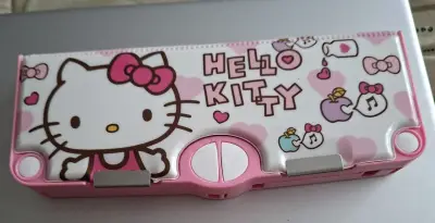 Estuche escolar Hello Kitty rosa con compartimentos - miniatura 1