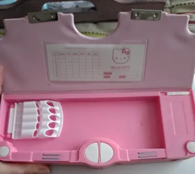 Estuche escolar Hello Kitty rosa con compartimentos - miniatura 2