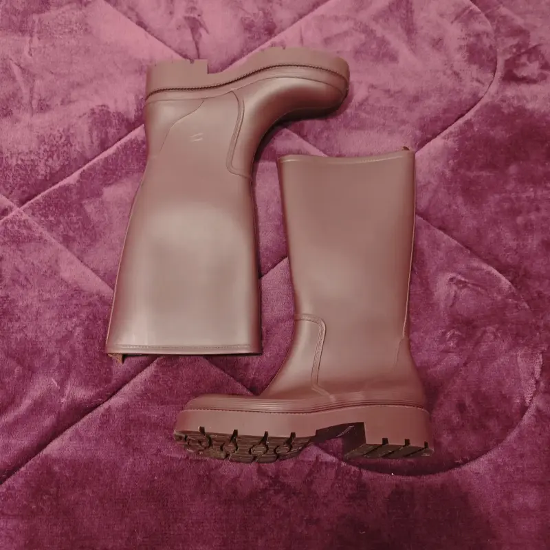 Botas de lluvia Burdeo mujer - 1