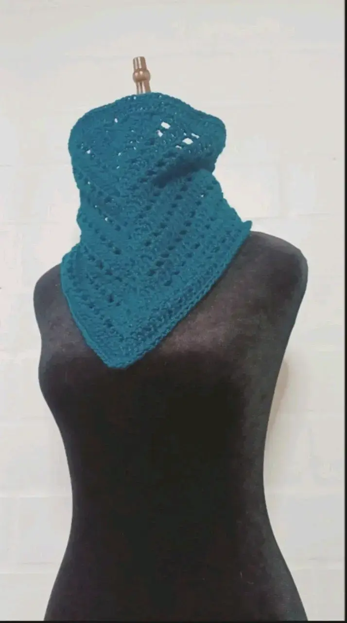 Cuellos tejidos a crochet - 4