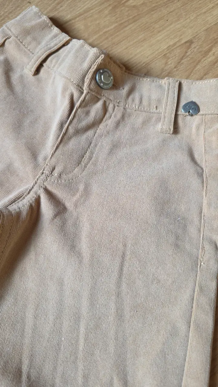 Pantalón wide leg beige para niña - 2