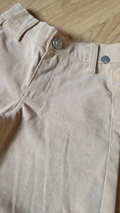 Pantalón wide leg beige para niña - miniatura 2