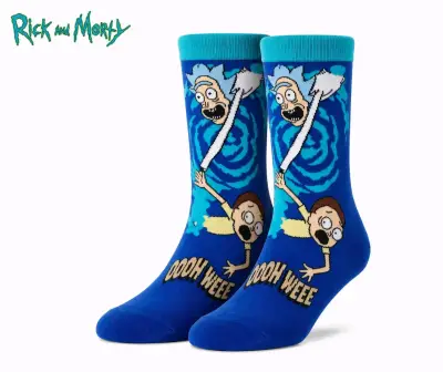 Calcetines Rick and Morty con diseño colorido - miniatura 1