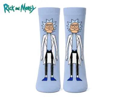 Calcetines Rick and Morty con diseño colorido - miniatura 3