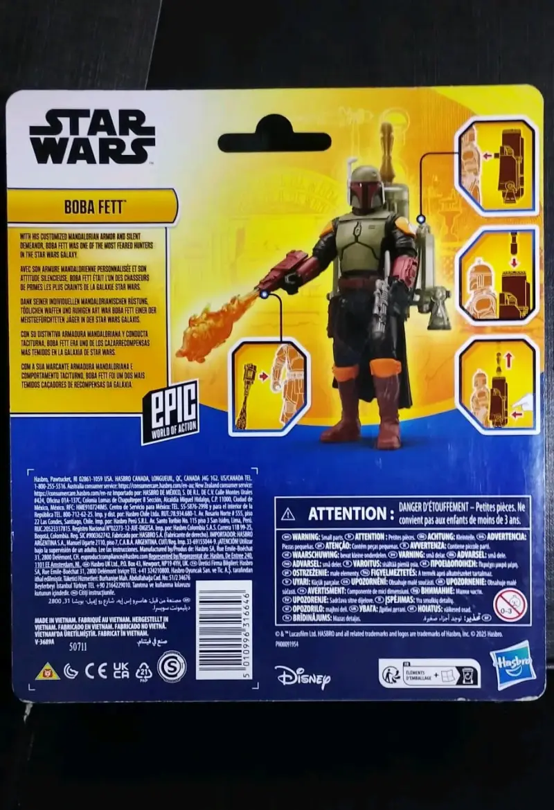Figura de acción Boba Fett Star Wars - 2