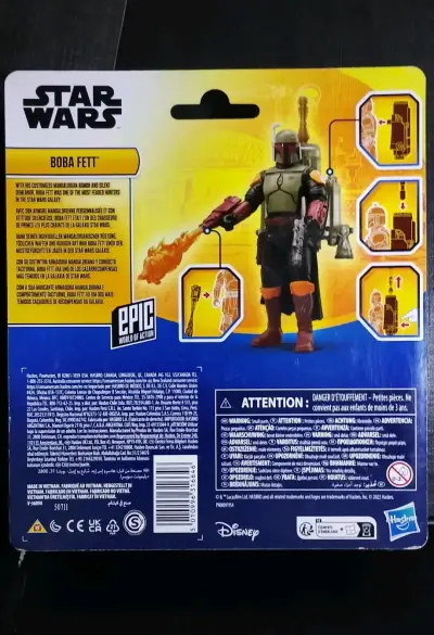 Figura de acción Boba Fett Star Wars - miniatura 2