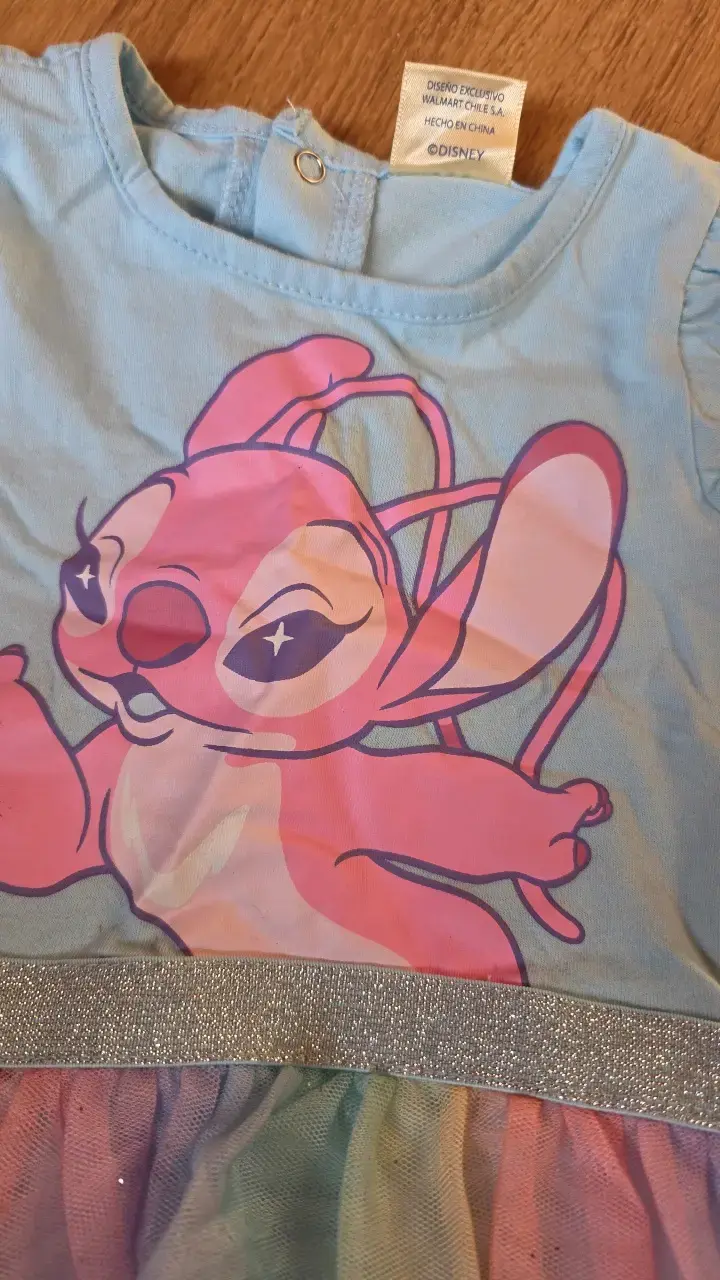 Body infantil Disney Stitch multicolor - 1