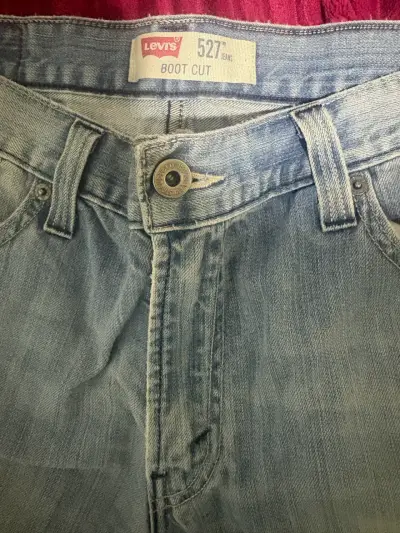 Jeans Levi's 527 Bootcut Azul Claro - miniatura 3