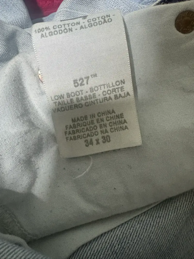 Jeans Levi's 527 Bootcut Azul Claro - 4