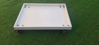 Base de madera con ruedas para transporte - miniatura 4