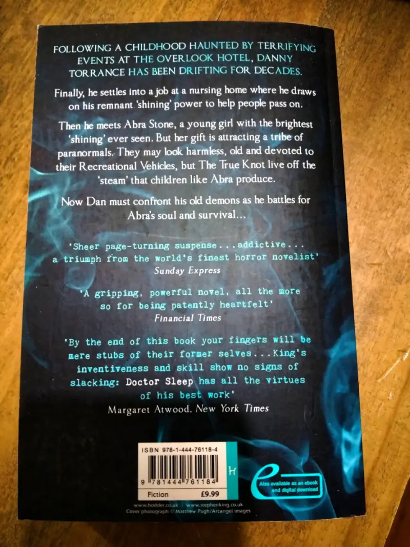 Libro Doctor Sleep de Stephen King - 2