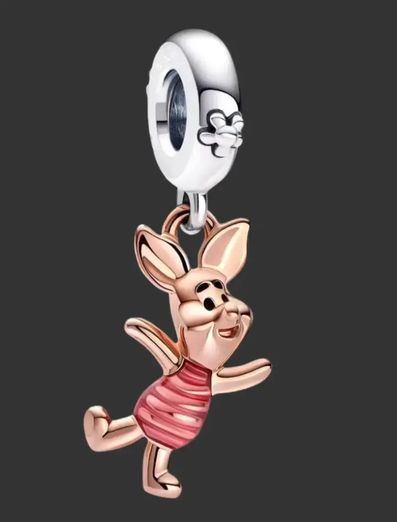 Charm colgante Piglet de plata 925