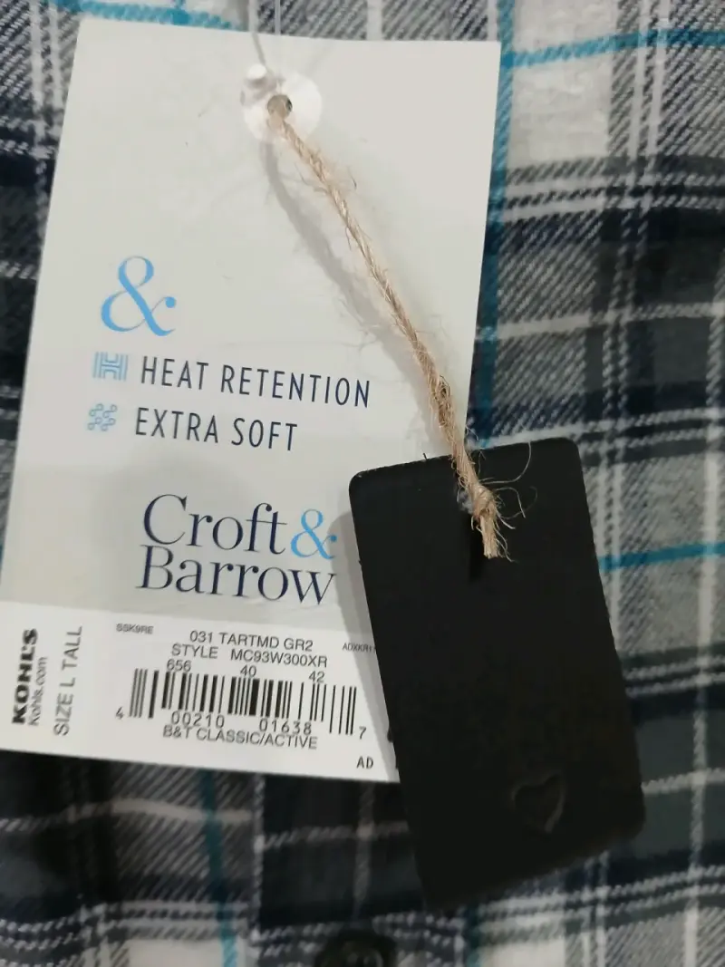 Camisa de franela Croft & Barrow a cuadros - 2