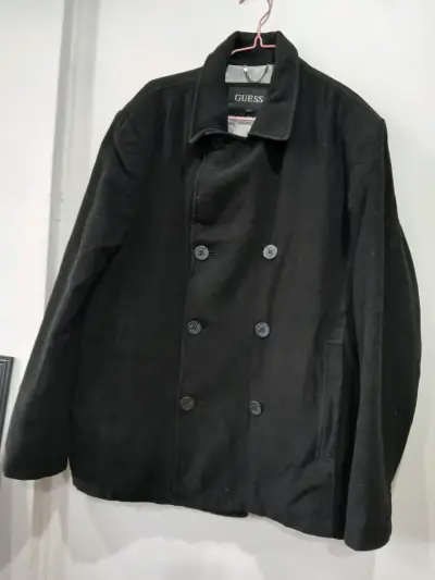 Abrigo negro Guess para hombre - miniatura 1