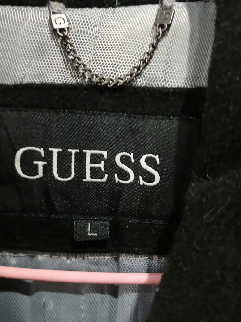 Abrigo negro Guess para hombre - 2