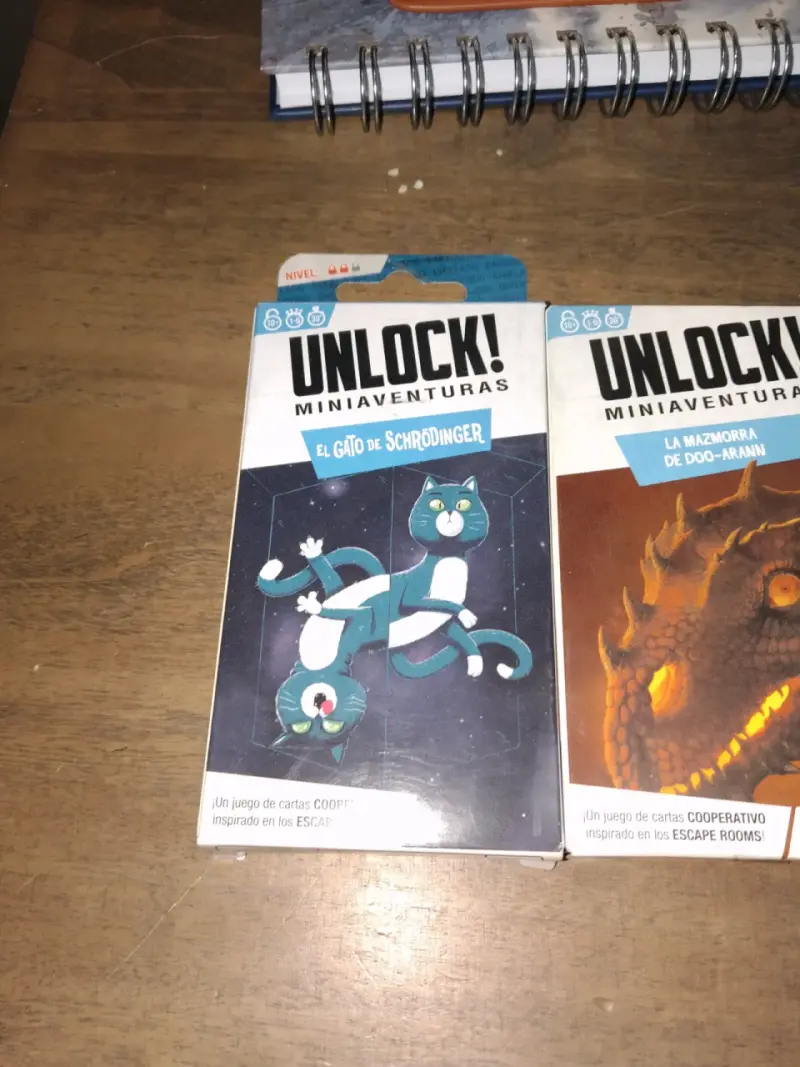 Juego de cartas Unlock Miniaventuras Varios