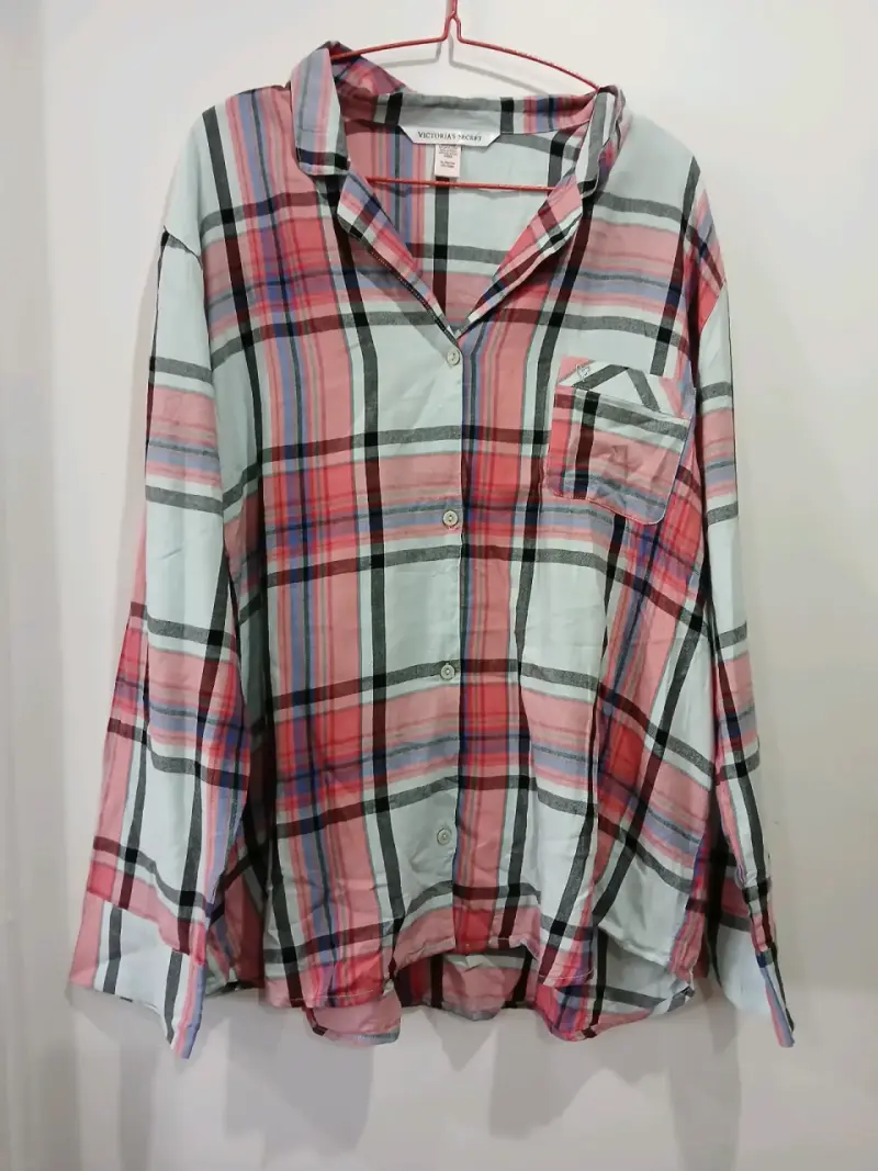 Camisa de mujer a cuadros Victoria's Secret