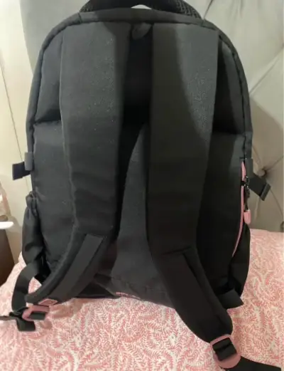 Mochila negra Head con detalles rosados - miniatura 4