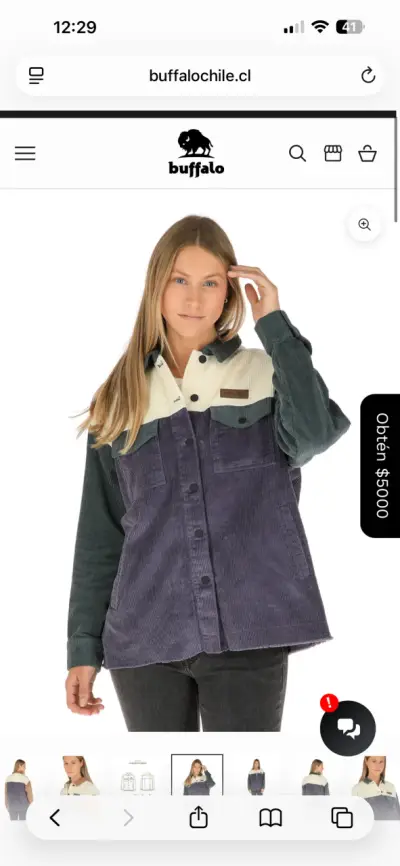 Chaqueta Buffalo mujer - miniatura 5