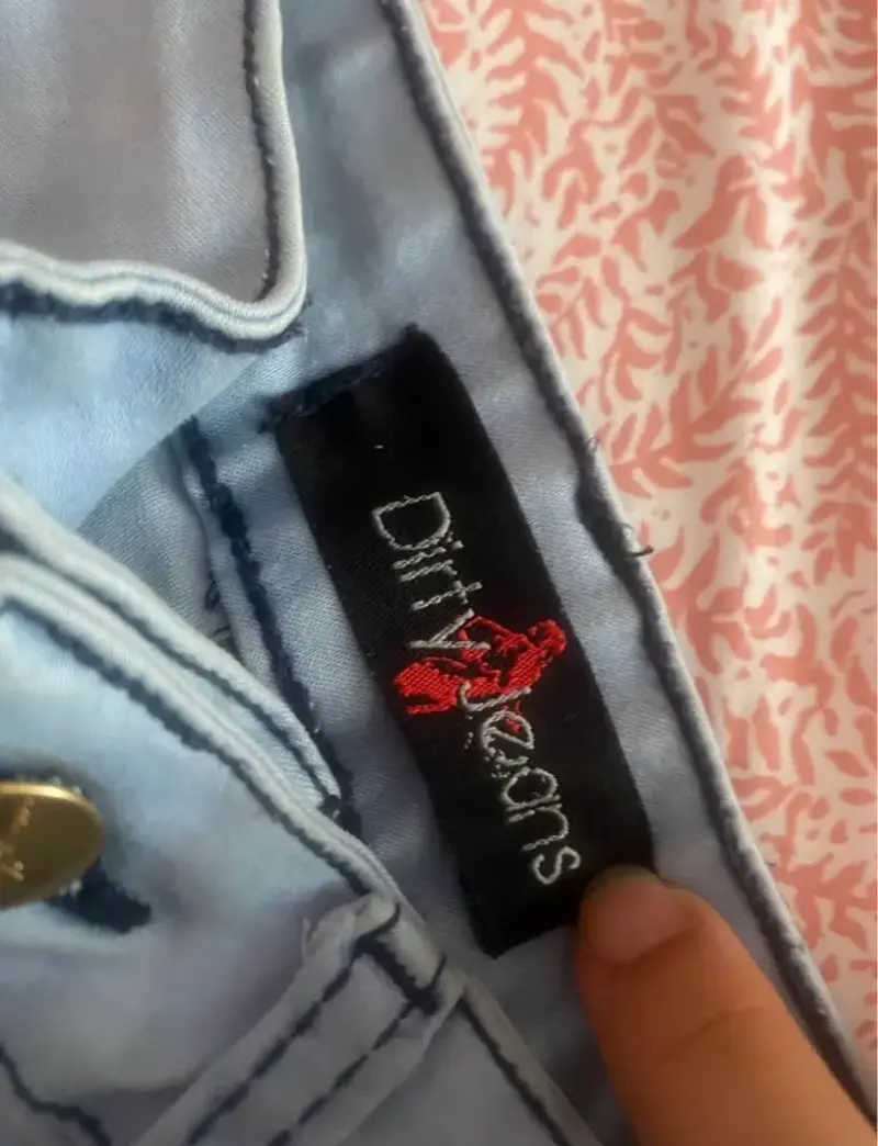 Falda de mezclilla gris con bolsillos Dirt Jeans - 2