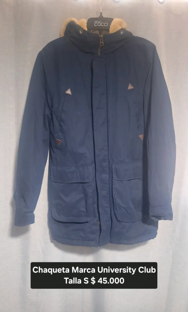 Chaqueta Azul University Club Talla S - 1