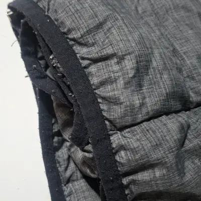 Chaqueta Acolchada Gris con Capucha Diadora - miniatura 4