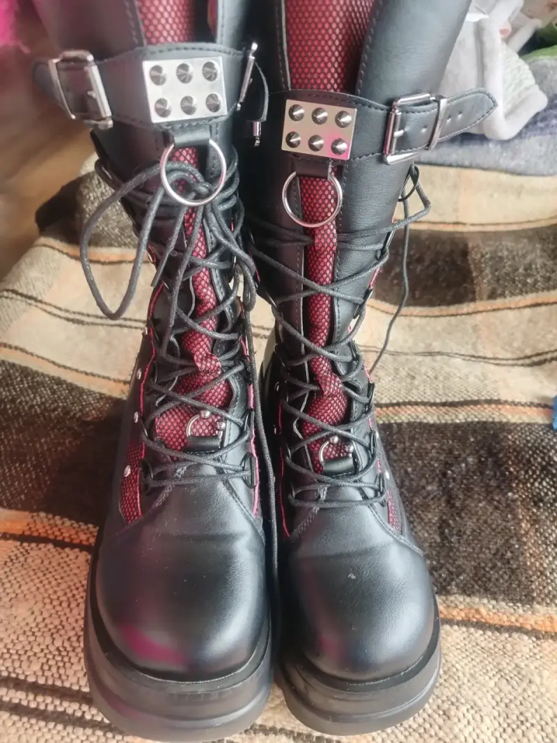 Botas de plataforma grunge punk Romwe - 3