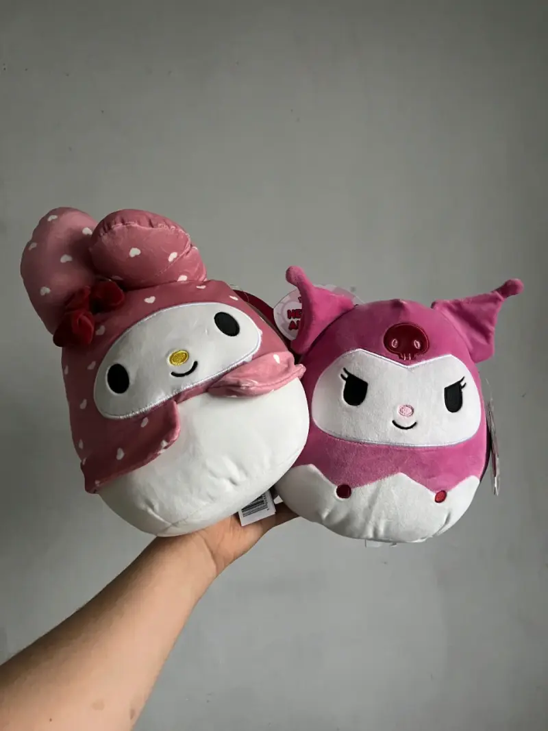 Peluche Sanrio My Melody y Kuromi