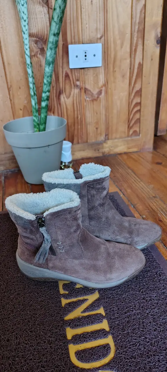 Botin de invierno cafe