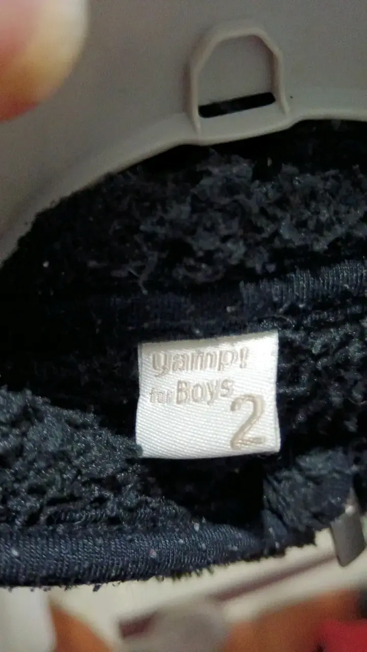 Poleron de peluche negra para niño - 3