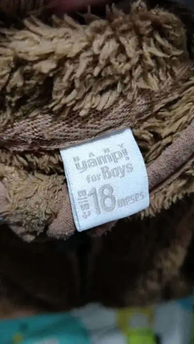 Poleron de peluche para niño 18 meses - miniatura 3