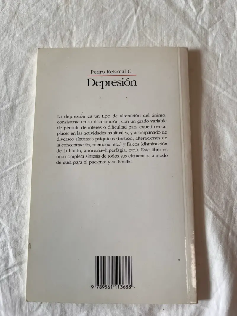 Libro 'Depresión' de Pedro Retamal C. - 2