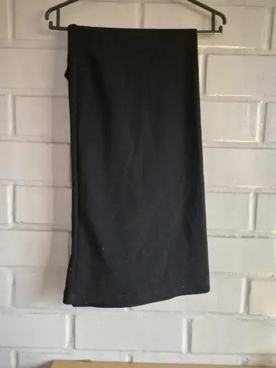 Pantalones palazzo negros para mujer - miniatura 2