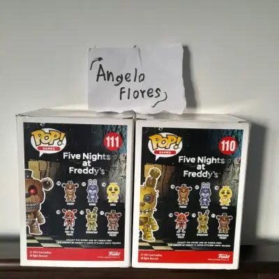 2 Funko Pop Five Nights At Freddys originales 2016 - miniatura 3