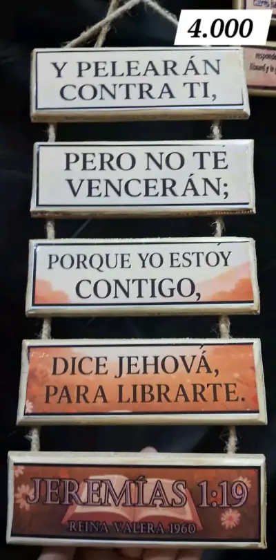 Carteles Decorativos Religiosos de Madera - miniatura 6