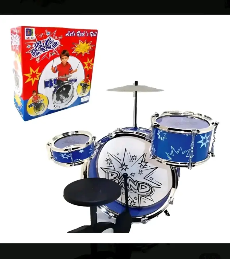 Batería Infantil Big Band Azul para Niños