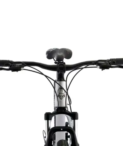 Bicicleta de montaña Bianchi blanca con suspensión - miniatura 3