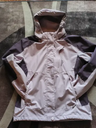 Chaqueta cortavieto para mujer color lila - miniatura 1
