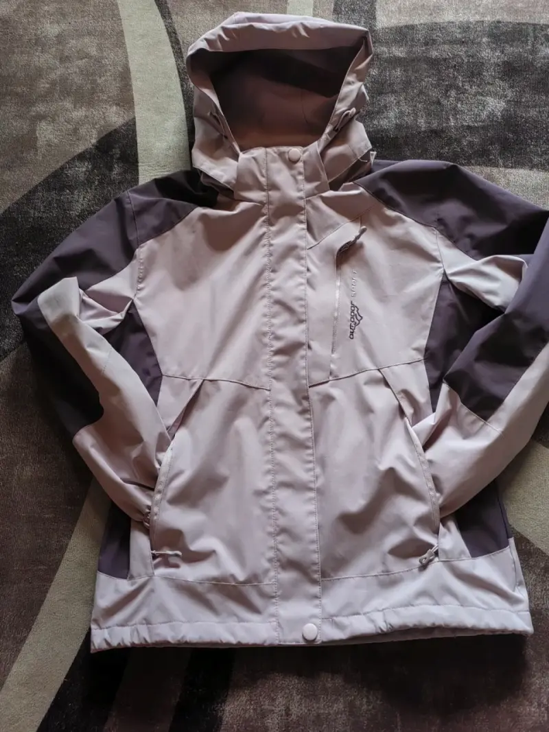 Chaqueta cortavieto para mujer color lila - 2