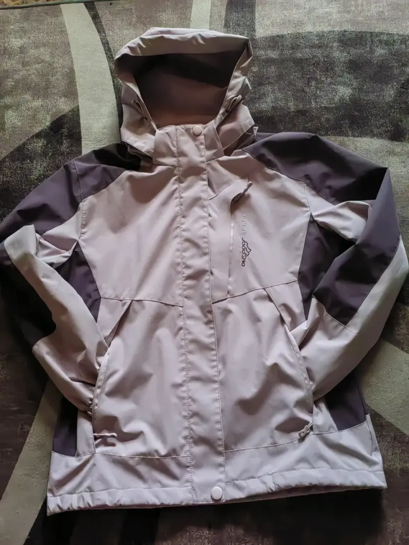 Chaqueta cortavieto para mujer color lila - 3