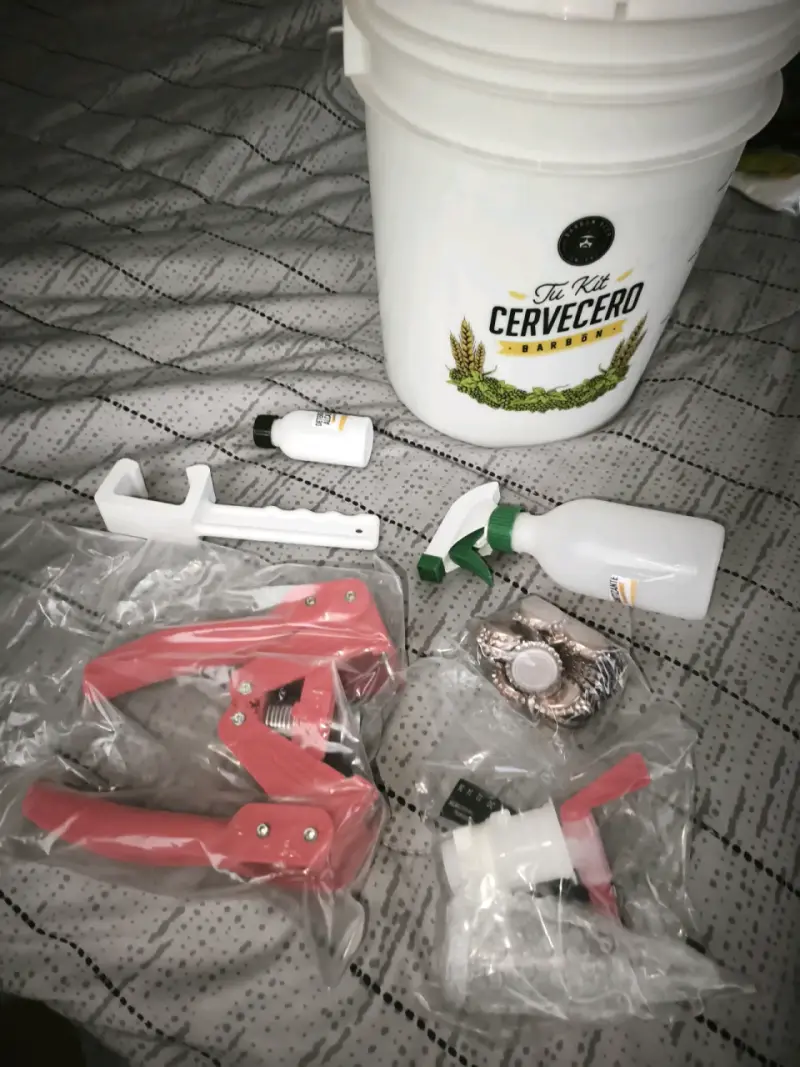 Kit fermentador sin mosto y levadura