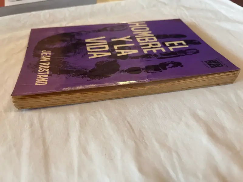 Libro 'El Hombre y la Vida' de Jean Rostand - 3