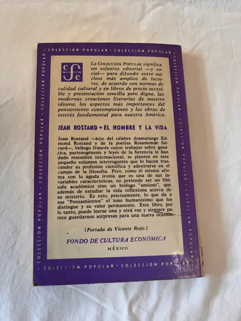 Libro 'El Hombre y la Vida' de Jean Rostand - 6