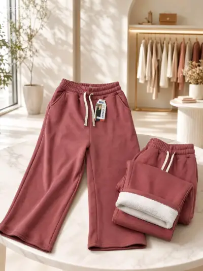 Pantalón recto forrado talla estándar - miniatura 2