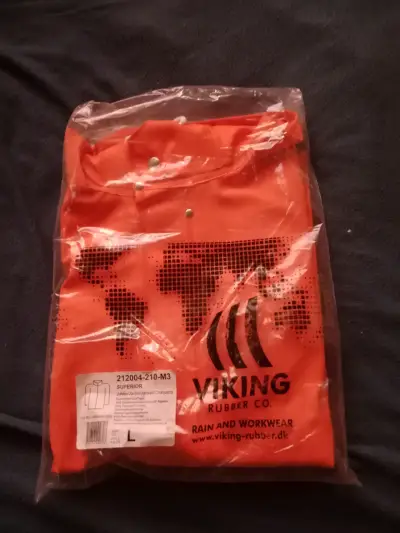 Chaqueta impermeable naranja Viking Rubber Co. - miniatura 1